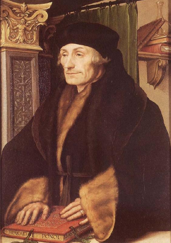 HOLBEIN, Hans the Younger Erasmus Van Rotterdam oil painting image